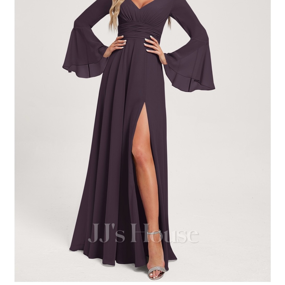 JJs House A-line V-neck bridesmaid renaissance dress